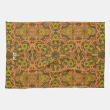 Stay Calm Vibrant Bold Liquid Mandala Art