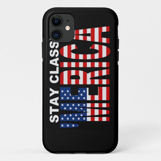 Stay Classy 'MERICA iPhone 5 Case (Back)