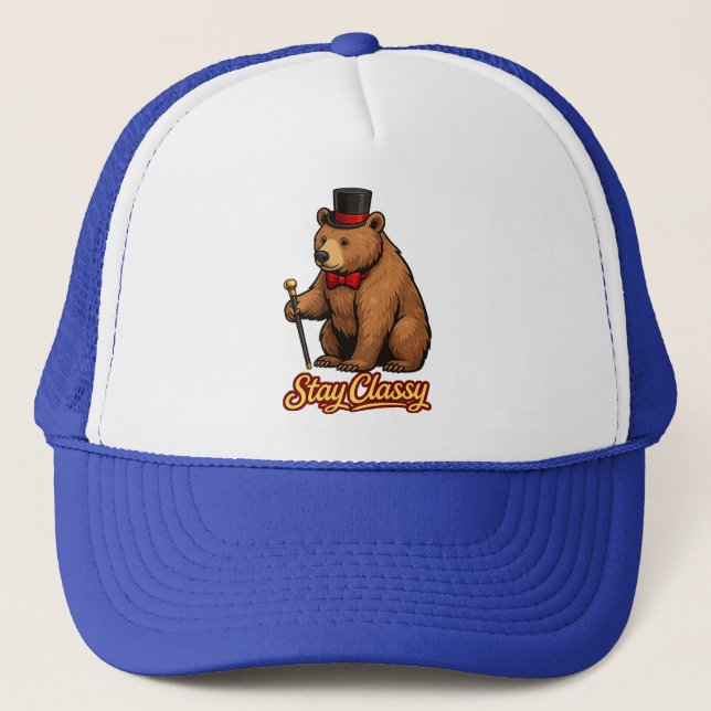 Stay Classy Trucker Hat (Front)
