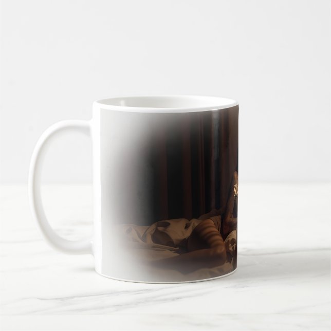 Stay Close Cosy Bedside Romance Coffee Mug (Left)