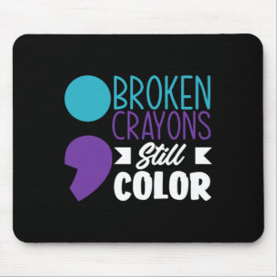Stay Colourful Prevention Awareness Performance Mouse Pad