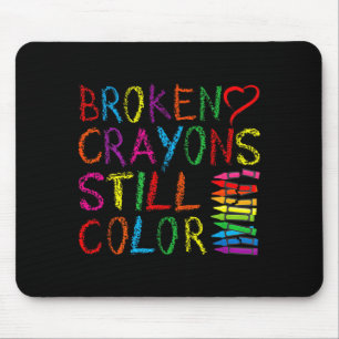 Stay Colourful Shirt Mental Health Awareness Mouse Pad