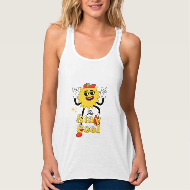 Stay Cool And Have A Fun  Singlet (Front)