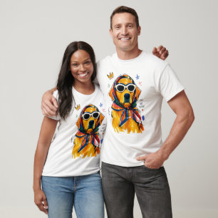 Stay Cool Be Kind Golden Retriever T-Shirt