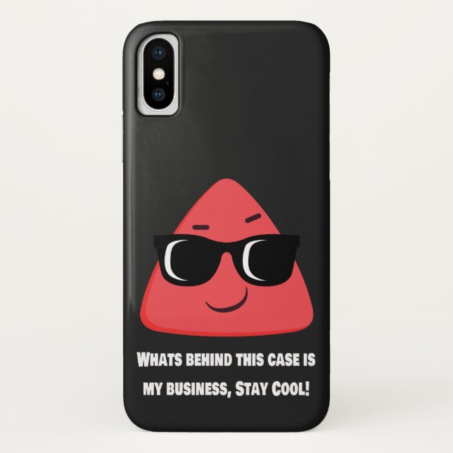 Stay Cool Case-Mate Barely iPhone X Case (Back)