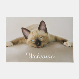 Stay Cool Chill Out Cat Kitten, Entry Welcome Doormat