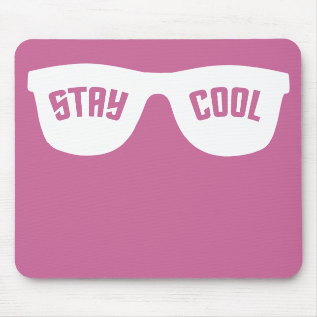 STAY COOL custom mousepad (Front)