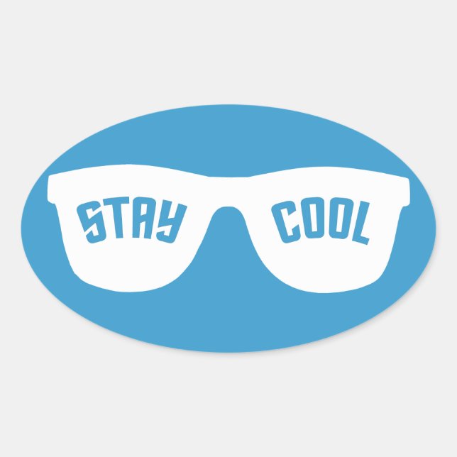 STAY COOL custom stickers (Front)