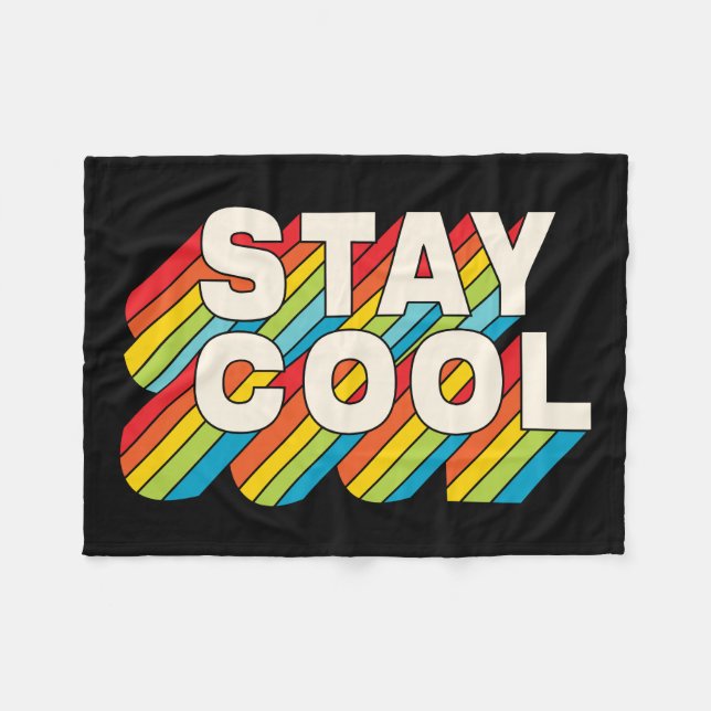 Stay Cool Fleece Blanket (Front (Horizontal))