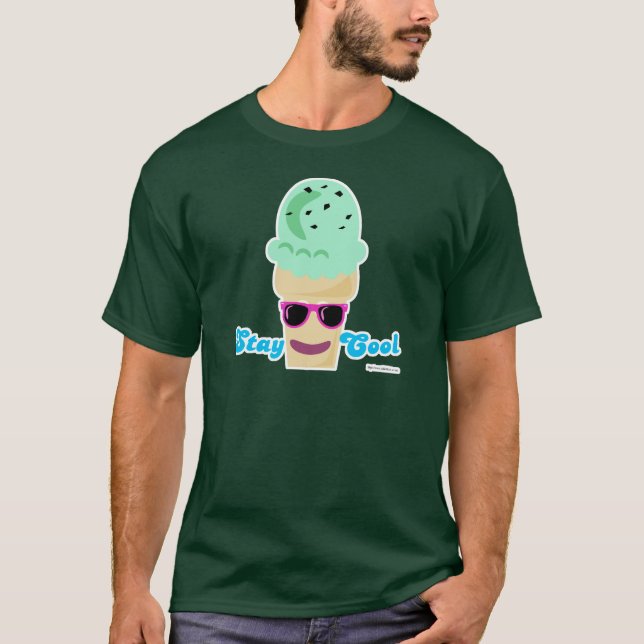 Stay Cool Ice Cream T-Shirt (Front)