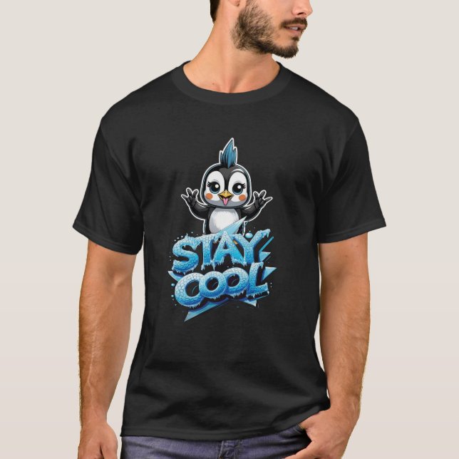 Stay Cool Penguin T-Shirt (Front)
