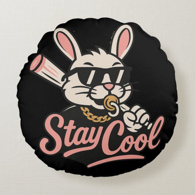 Stay Cool  Round Cushion (Front)