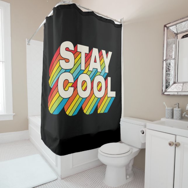 Stay Cool Shower Curtain (In Situ)