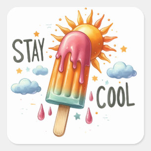 Stay Cool Summer  Stickers
