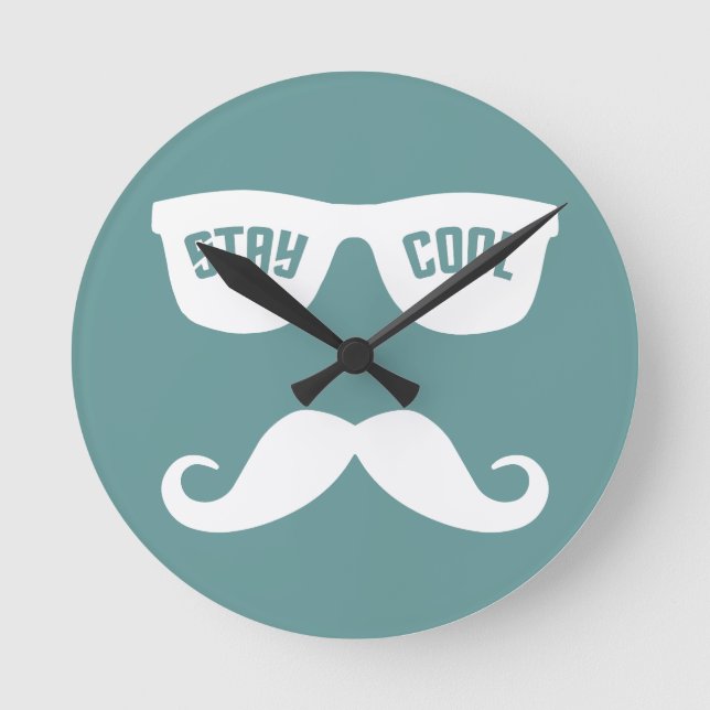 STAY COOL wall clock (Front)