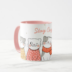 Stay Cosy Cat Mug