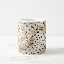 Stay Cosy Doodle Pattern Mug