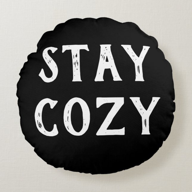 Stay Cosy Minimalist Pillow  (Front)