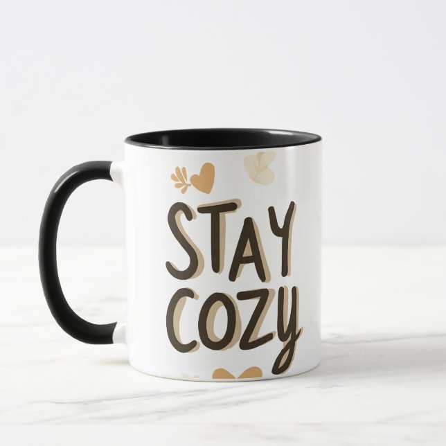 Stay Cozy Mug | Hygge Lifestyle Comfort Gift (Left)