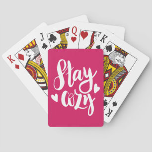 Stay Cozy Playing Cards