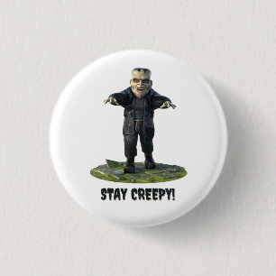 Stay Creepy! Frankenstein's Monster 3 Cm Round Badge