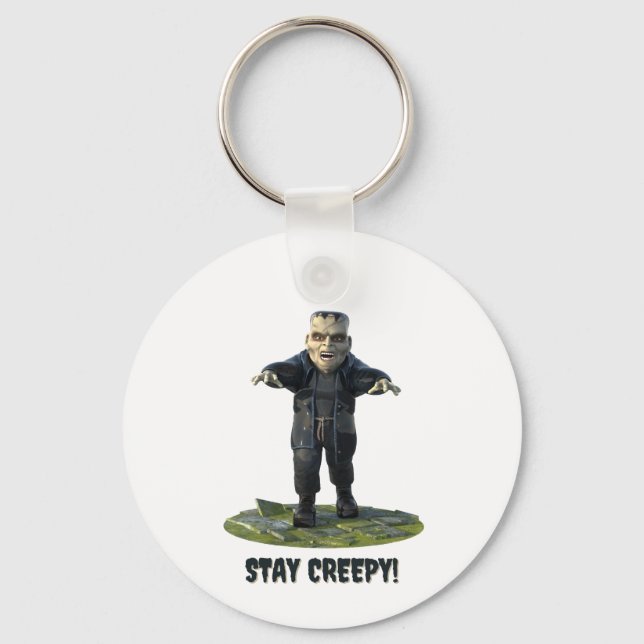 Stay Creepy! Frankenstein's Monster Key Ring (Front)