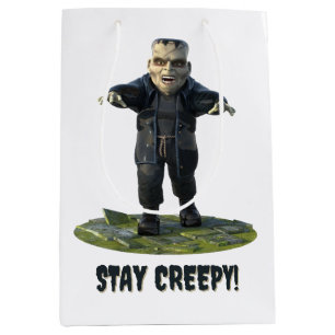Stay Creepy! Frankenstein's Monster Medium Gift Bag