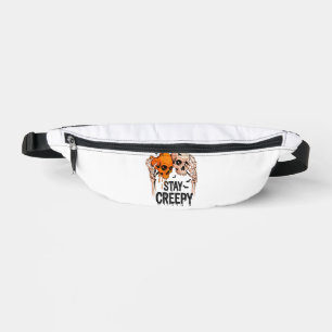 Stay Creepy PNG, Retro Skull Halloween Bum Bags