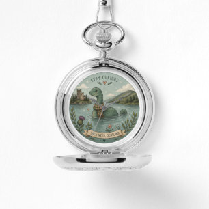 Stay Curious Cosy Cryptid Nessie Loch Ness Monster Watch