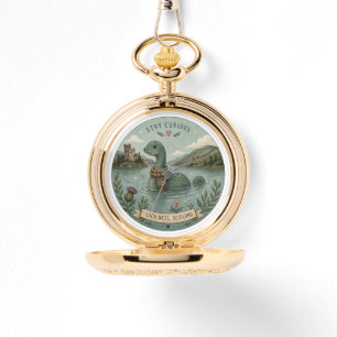 Stay Curious Cosy Cryptid Nessie Loch Ness Monster Watch