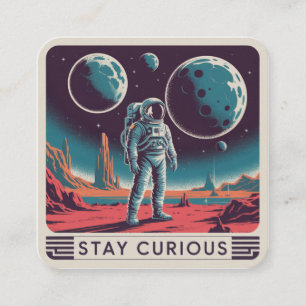 Stay Curious Enclosure Card