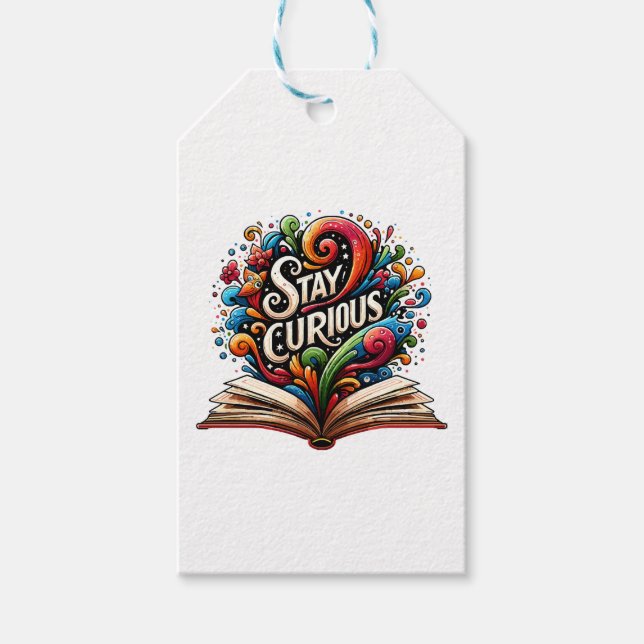 Stay Curious Gift Tags (Front)