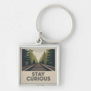 Stay Curious Key Ring