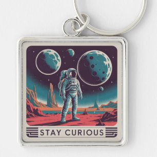 Stay Curious Key Ring
