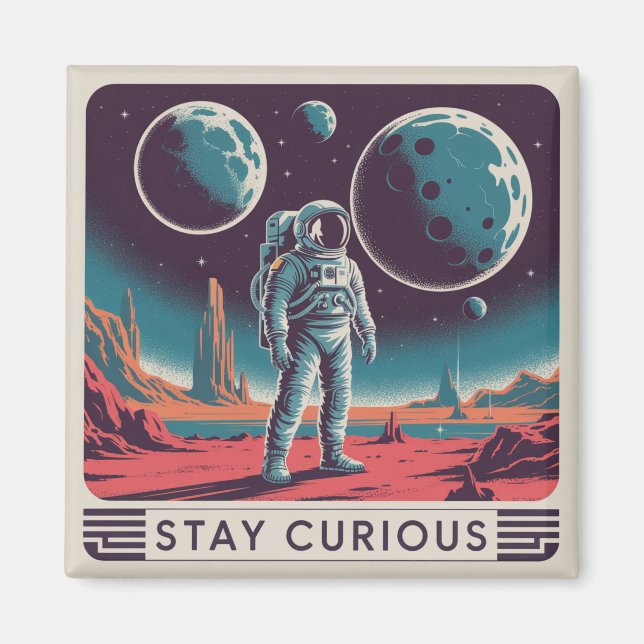 Stay Curious Magnet (Front)