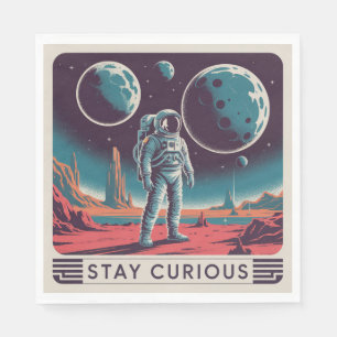 Stay Curious Napkin
