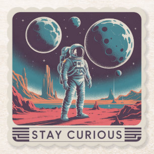 Stay Curious Paper Coaster