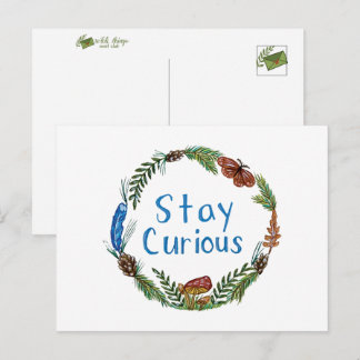 Stay Curious Postcard