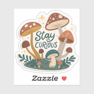 Stay Curious | Whimsical Adventure-Inspired Sticke