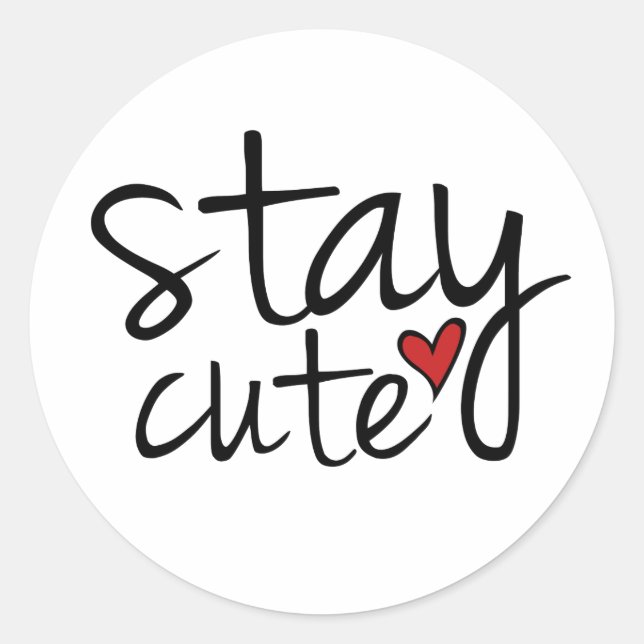 Stay Cute Stickers (Front)