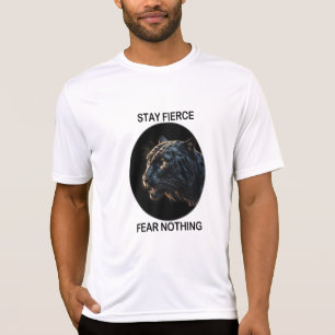 Stay Fierce Fear Nothing Black Panther T-Shirt