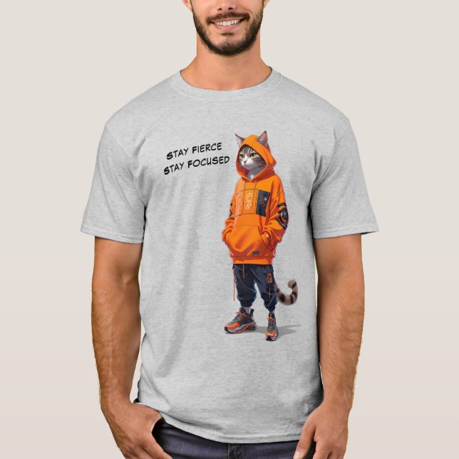 Stay Fierce, Stay Focused - Customisable T-Shirt (Front)