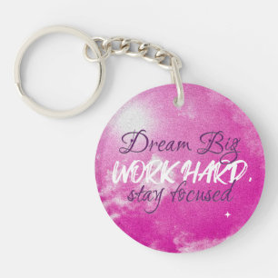 Stay Focus Keychain with Safety Qr Code