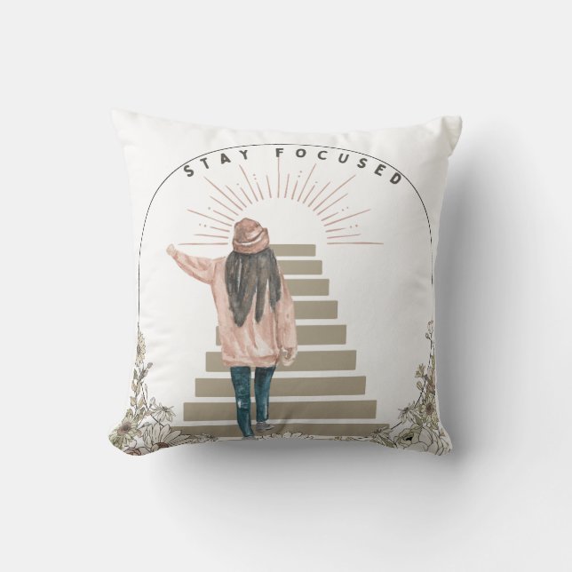 Stay Focused Cushion (Front)