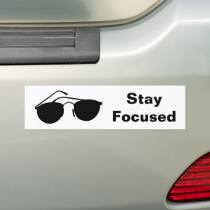 Stay Focused in 2026 Bumper Sticker