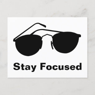Stay Focused in 2026 Postcard