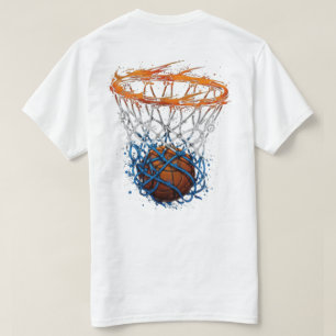 Stay Focused Keep Pushing Basketball Motivation T-Shirt