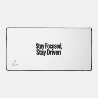 🖱️ Stay Focused, Stay Driven - Motivational Mouse Desk Mat