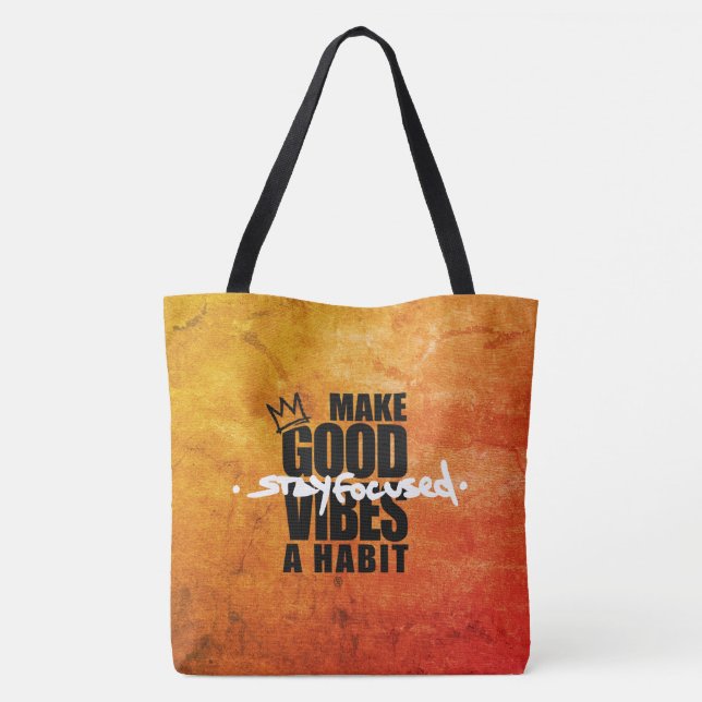 STAY FOCUSED | Tote bag  (Back)
