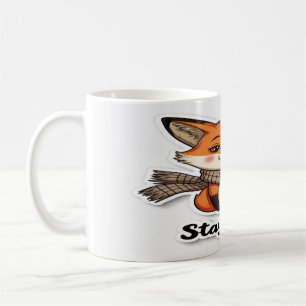 Stay Foxy - Playful and Confident Quote Design Coffee Mug